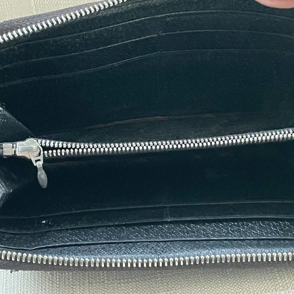 Bvlgari Women Clutch Wallet Wristlet Cardholder Purse Made Italy Read Desc - Picture 8 of 12